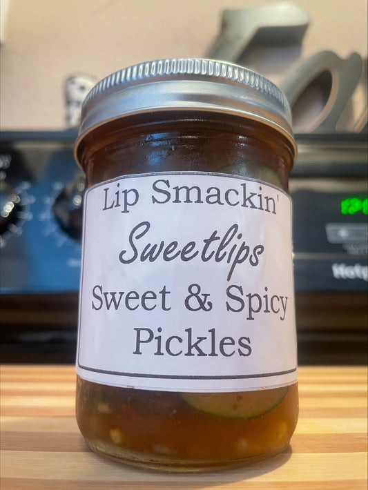 8oz sweet & spicy pickles